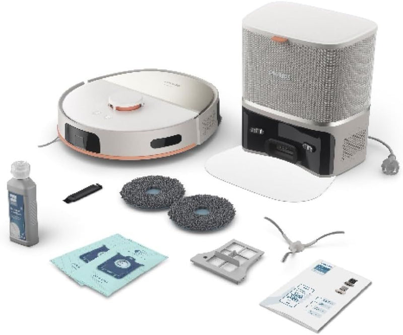 Aspiradora robot PHILIPS XU5100/20 - 10000 Pa - Vaciado automático - Navegación láser