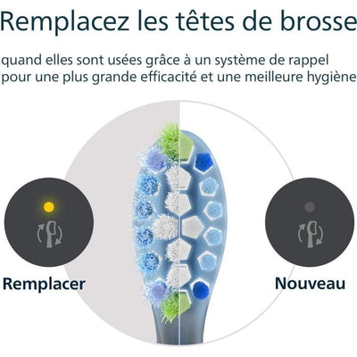 Confezione da 4 testine - PHILIPS - HX9044/88 - C3 nero