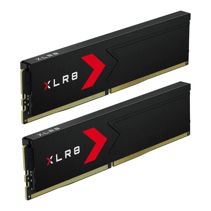 Kit di memoria - PNY - XLR8 Gaming DDR5 - 32 GB (2x16 GB) - 6400 MHz - CL36 - Per computer desktop