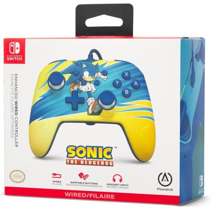 Controller cablato - POWER A - Nintendo Switch - Sonic Boost