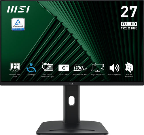 MSI MONITOR 27 LED IPS 16:9 FHD 1MS 100hz, PIVOT, VGA/HDMI, MULTIMEDIALE