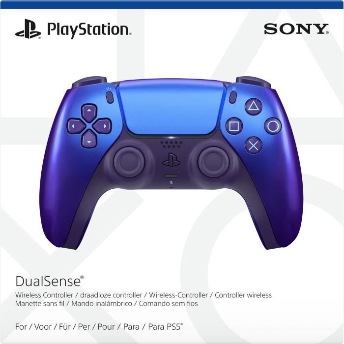 Controller wireless DualSense - Chroma Indigo I PS5 e PC