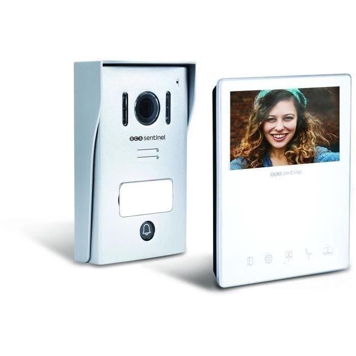 Videocitofono filare, colore bianco - VisioKit 4.3 - SCS SENTINEL