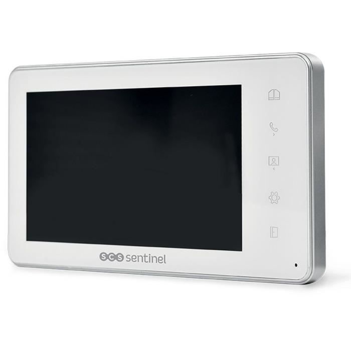 Videocitofono filare, colore bianco - VisioKit 7 - SCS SENTINEL