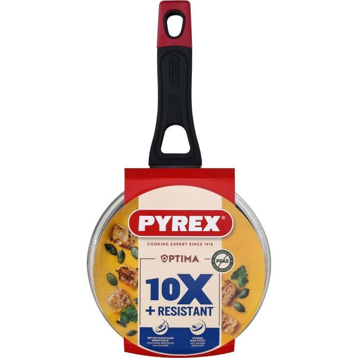 Casseruola + coperchio - PYREX - 1455030 - Antiaderente - 16 cm - Senza PFAS
