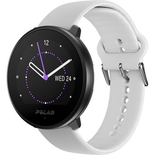 Polar Unite bianco S-L cintur. silicone chiusura spillo