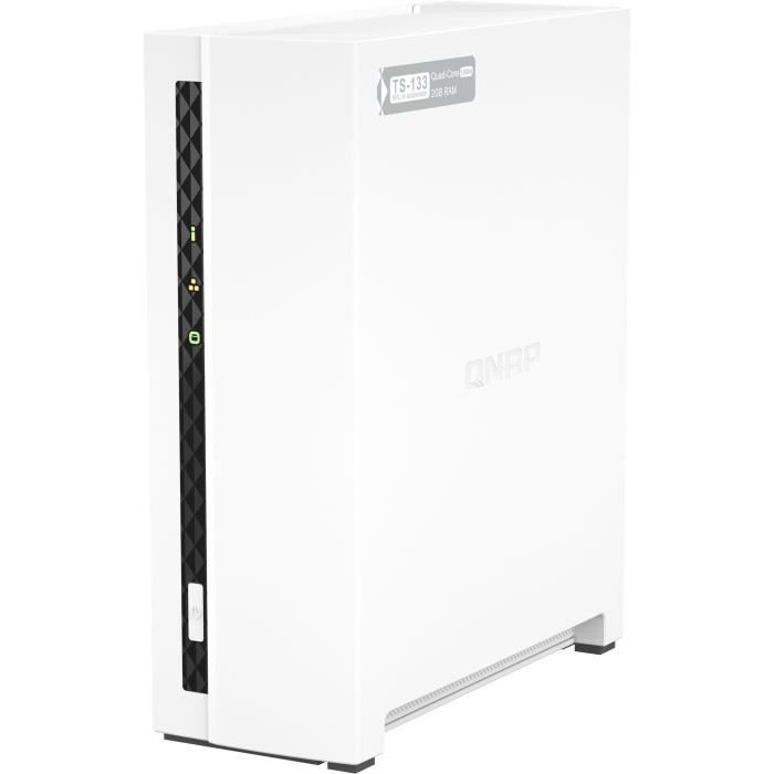 Servidor NAS - QNAP - TS-133 - 1 bahía - 2 GB
