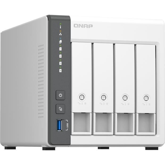 Servidor NAS - QNAP - TS-433 - 4 bahías - 4 GB