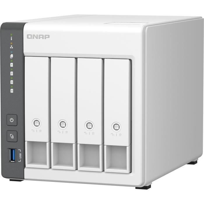 Servidor NAS - QNAP - TS-433 - 4 bahías - 4 GB