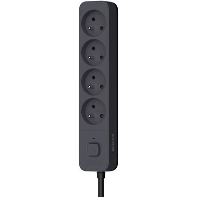 Multipresa - QUARX - 4 prese - Con 3 porte USB, cavo da 1,5 m