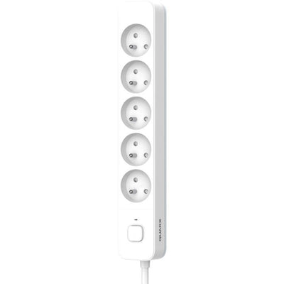 Multipresa - QUARX - 5 prese - Con cavo da 3 m, protezione bambini