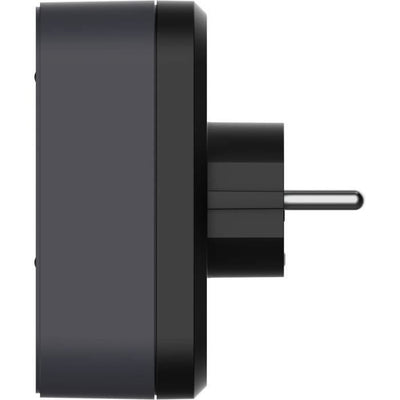 Biplite - QUARX - 2P 16A - Nero e grigio antracite, conforme NF