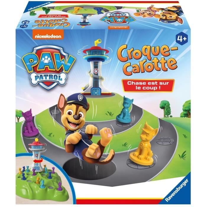 Carrot Crunch Paw Patrol, Gioco Fun Trail, Età 4+, 22385, Versione Francese, Ravensburger