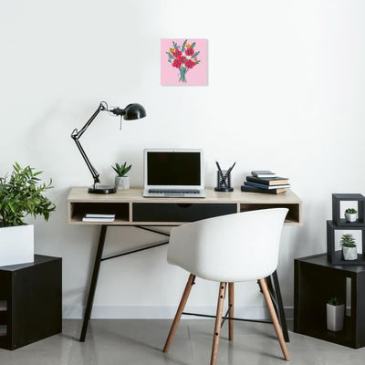 CreArt 20x20 cm Bouquet di papaveri, Tempo libero creativo, Adulto, Dipingi con i numeri, 25519, Ravensburger