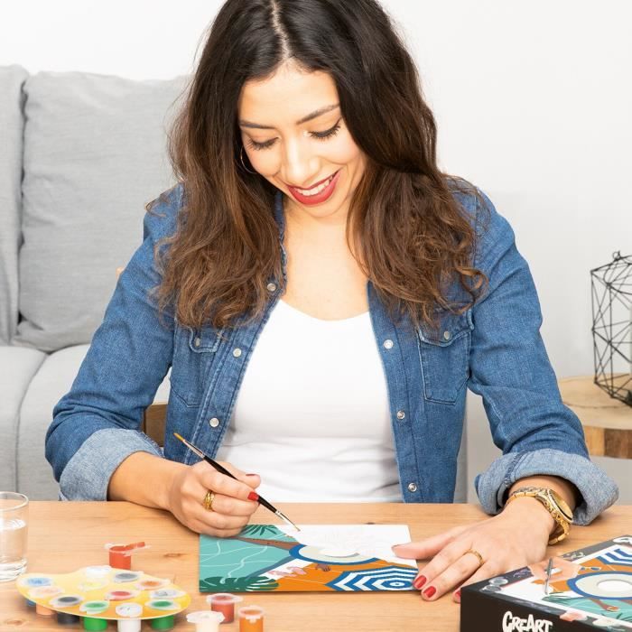 CreArt 24x30 cm Pool Time, Adulto, Dipingi con i Numeri, 25523, Ravensburger