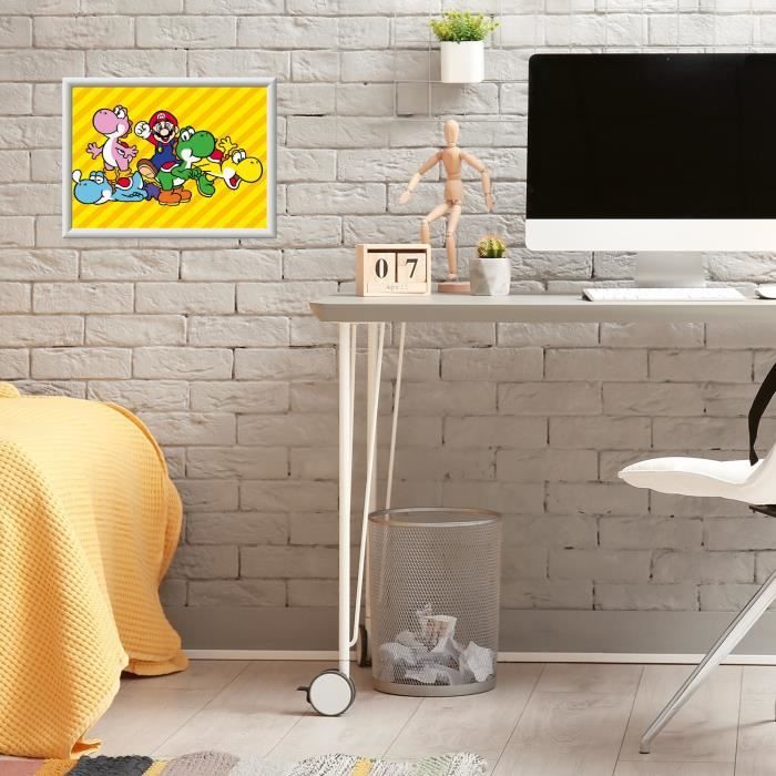 CreArt Kids 18x24cm Super Mario, Kit di pittura con i numeri, Numero d&