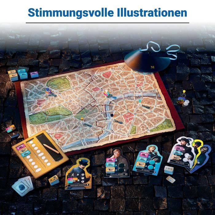 Gioco di strategia Sherlock Holmes di Scotland Yard