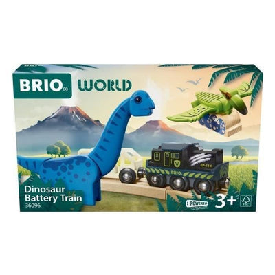 BRIO Treno a batteria con dinosauri-7312350360967-Da 3 anni in su