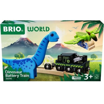 BRIO Treno a batteria con dinosauri-7312350360967-Da 3 anni in su