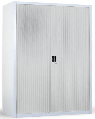 Armadio ufficio operativo a serrandina per archivio documenti cm. 120x47x155h