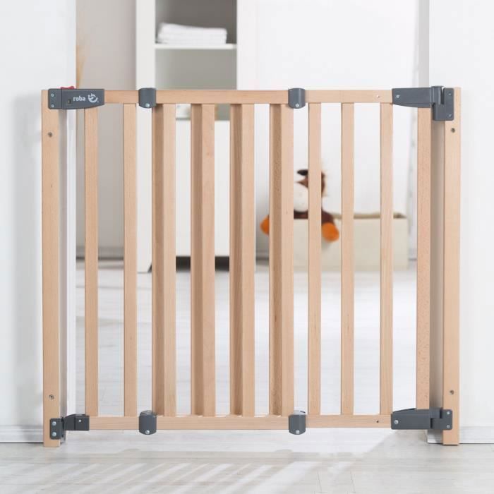 Cancelletto di sicurezza per bambini Safety Up per porta - ROBA - Larghezza regolabile da 70 a 118,5 cm