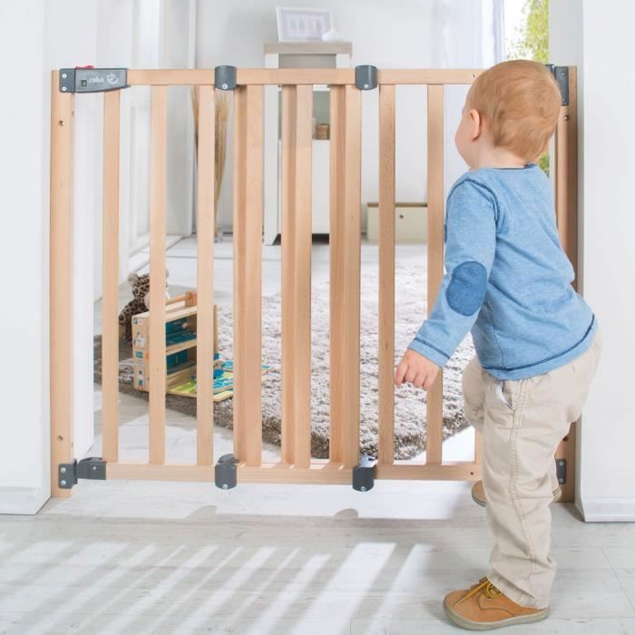 Cancelletto di sicurezza per bambini Safety Up per porta - ROBA - Larghezza regolabile da 70 a 118,5 cm