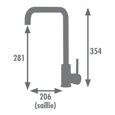 acciaio miscelatore lavello in acciaio kiloo