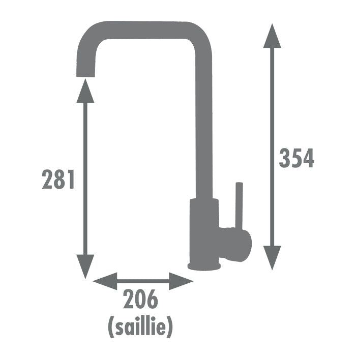 acciaio miscelatore lavello in acciaio kiloo