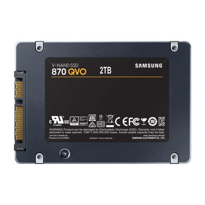 SSD interno SAMSUNG 870 QVO 2,5 '' ATA III 2 TB