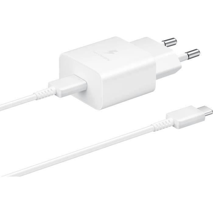 Caricabatterie da rete USB C da 15 W + cavo USB C - 15 W - SAMSUNG - Bianco