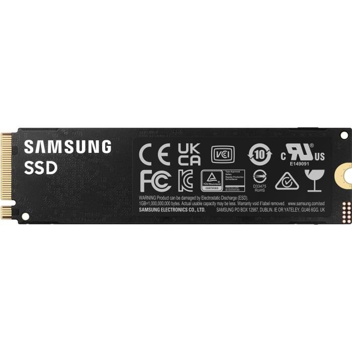 Samsung 990 Pro - Disco rigido SSD - 1 TB - PCIEGEN4.0 X4 - NVME2.0 - M.2 2280