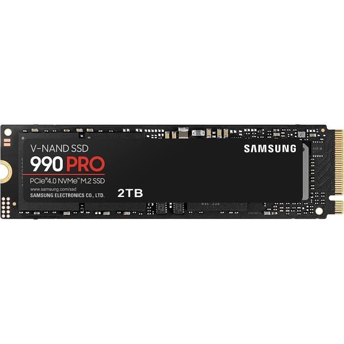 Samsung 990 Pro - Disco rigido SSD - 2 TB - PCIEGEN4.0 X4 - NVME2.0 - M.2 2280