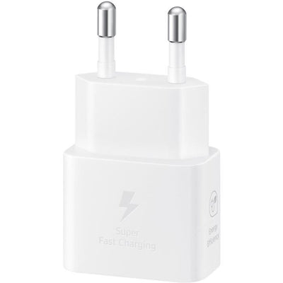 Caricabatterie rapido SAMSUNG Sector - USB C da 25 W (con cavo) - Bianco