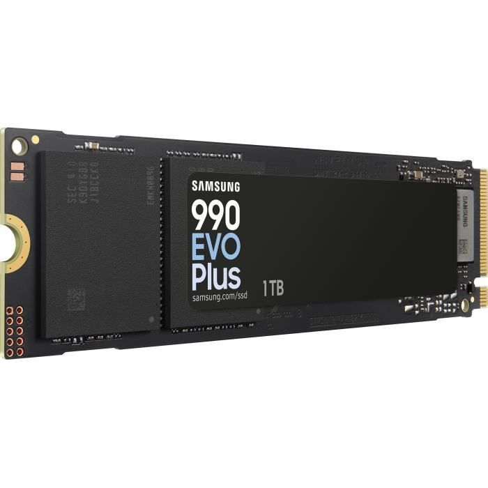 SSD interno - SAMSUNG - 990 EVO Plus 1 TB - NVMe M.2 PCIe 4.0x4 - Velocità di lettura fino a 7.150 MB/s
