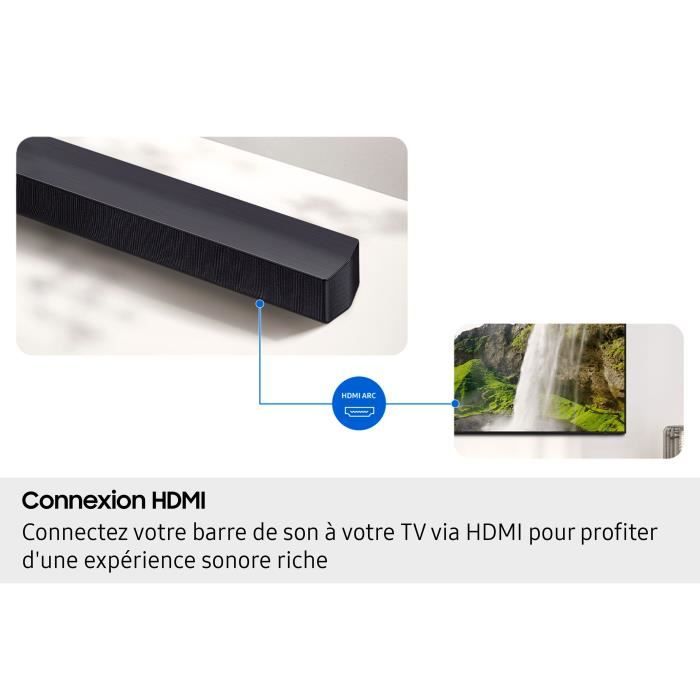 SAMSUNG HW-B460F/XE - Soundbar 2.1 canali - Subwoofer wireless da 6,5&