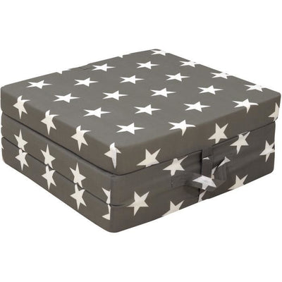 Chauffeuse pieghevole - SAMBA - Multiposizione - Motivo a stella - 190 x 70 x 9 cm