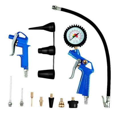 Compressore d'aria orizzontale Scheppach HC30o - 24L - 110 W - 8 bar (fornito con un set di 13 accessori)