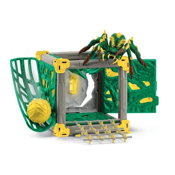 BattleCave Jungle Tarantula, Espansione Arena, SCHLEICH 42678 Creature Eldrador, 7 anni