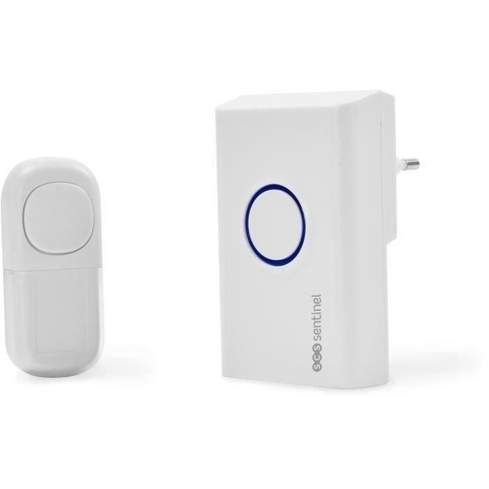 Suoneria wireless plug-in senza batteria - OneBell 80 Eco - SCS SENTINEL