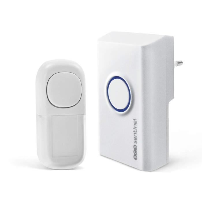 Suoneria wireless plug-in senza batteria - OneBell 80 Eco - SCS SENTINEL