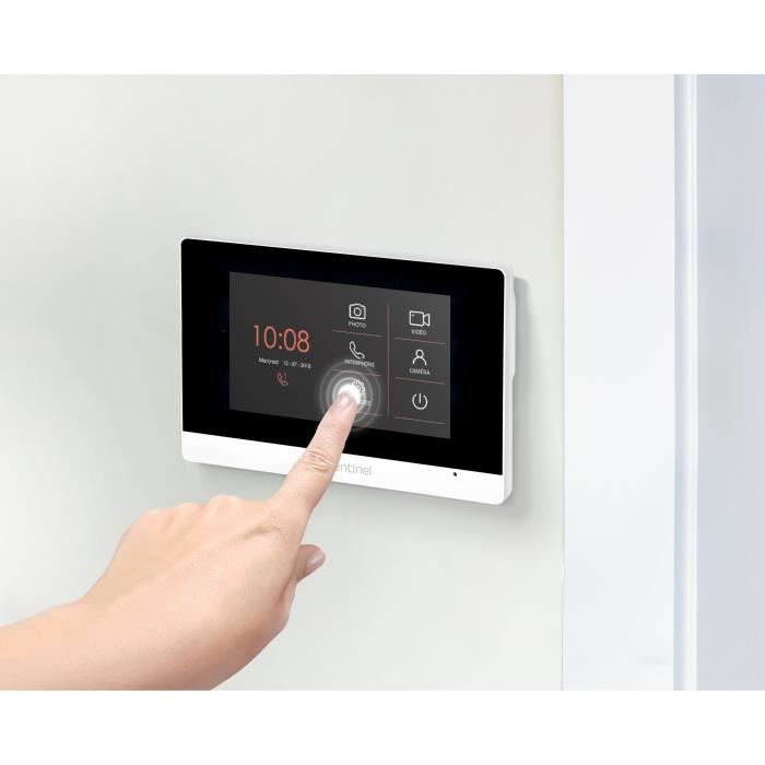 VisioDoor 4.3+ - Videocitofono cablato con monitor touch ultra piatto 4.3