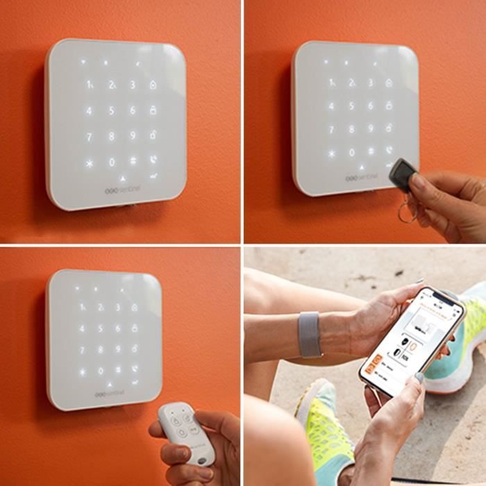 Allarme senza fili connesso Wi-Fi e GSM 4G - KitAlarm - SCS SENTINEL