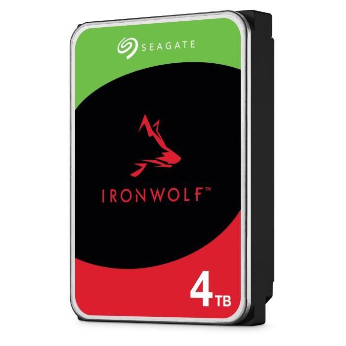 Seagate - Drive rigido interno - Ironwolf Nas - 4to - 3,5 - 5400 giri / min (ST4000VN006)