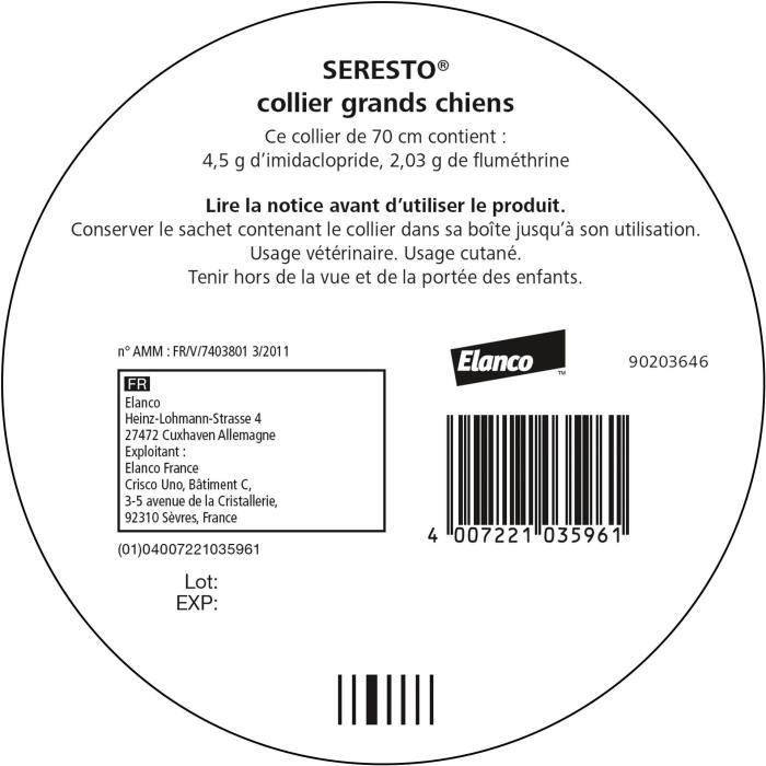 COLLARE PER CANI SERESTO GRANDE X2