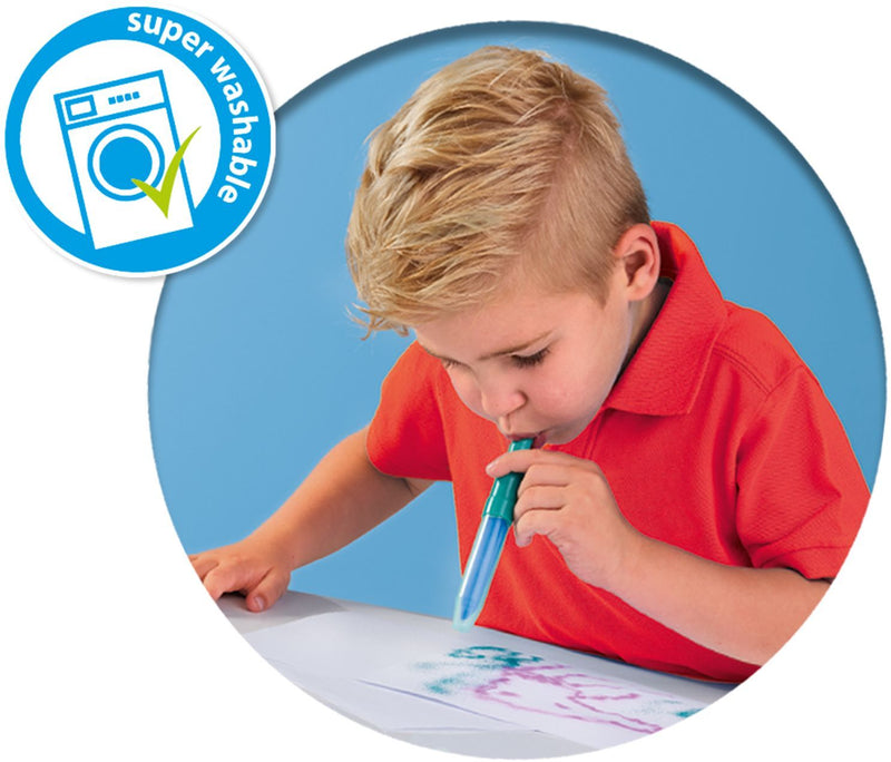 Blow Airbrush Thought - Magic Color Change