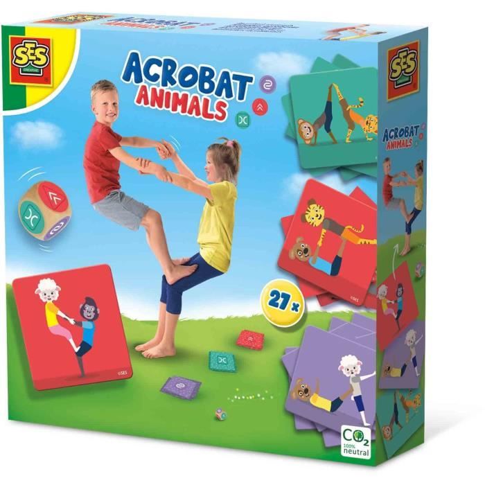 Animali acrobatici - Gioco di abilità - SES CREATIVE - Attività esilarante per il gioco all&