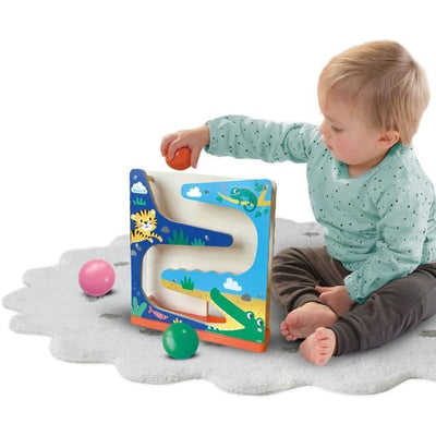 Circuito di palline di legno - Coccodrillo - SES CREATIVE