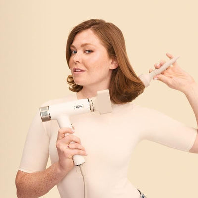 Asciugacapelli - SHARK HD334EU - SpeedStyle - Arricciacapelli e RapidGloss - Per capelli lisci e mossi - Asciugatura rapida