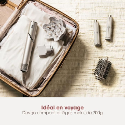 Asciugacapelli e styler 2 in 1 - SHARK FLEXSTYLE - HD446SLEU - 5 accessori - Champagne - 1400 W