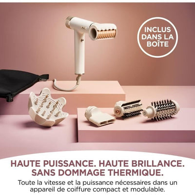 Asciugacapelli - SHARK - SpeedStyle HD352EU - Arricciacapelli e RapidGloss - Custodia - Asciugatura rapida